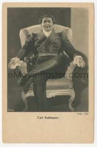 7h0610 CARL KUHLMANN German Ross postcard 1930s seated portrait of the Rothschilds actor!