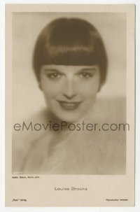 7h0622 LOUISE BROOKS #4421/1 German Ross postcard 1929 incredible smiling portrait of the cult star!
