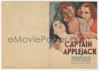 7h0903 CAPTAIN APPLEJACK herald 1931 great art & photos of pretty Mary Brian with pirates!