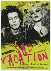 7h0558 SAD VACATION Japanese 7x10 2016 documentary about the last days of Sid and Nancy!