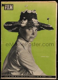 7h0394 FILM Polish magazine June 25, 1967 great cover portrait of Doris Day wearing sun hat!