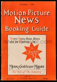 7h0223 MOTION PICTURE NEWS exhibitor magazine October 1925 Phantom of the Opera beats Hunchback!