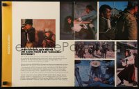 7h0329 BANDOLERO exhibitor brochure 1968 sexy Raquel Welch, Dean Martin & James Stewart, western!
