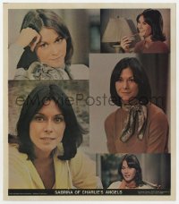 7h0276 CHARLIE'S ANGELS 9x10 sticker 1977 color photo montage of sexy Kate Jackson as Sabrina!