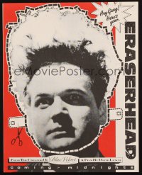 7h0951 ERASERHEAD promo cut-out mask 1980s directed by David Lynch, wacky Jack Nance face mask!