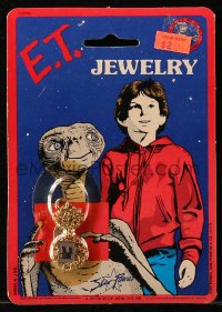 7h0068 E.T. THE EXTRA TERRESTRIAL Star Power necklace 1983 wear it to impress all your friends!