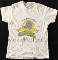7h0476 HALLELUJAH HOLLYWOOD size: medium T-shirt 1974 MGM golden anniversary, impress your friends!