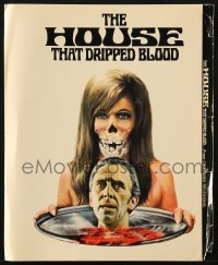 7h0095 HOUSE THAT DRIPPED BLOOD promo booklet 1971 Christopher Lee, great images & information!