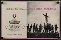 7h0104 JESUS CHRIST SUPERSTAR screening invitation + trade ad 1973 Andrew Lloyd Webber musical!