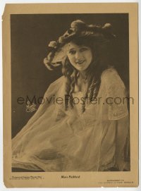 7h0120 MARY PICKFORD 8x11 newspaper supplement photo 1910s Moody portrait of the pretty silent star!