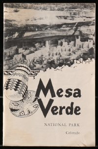 7h0257 MESA VERDE NATIONAL PARK tourism brochure 1954 in Montezuma County, Colorado!