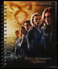 7h0128 MORTAL INSTRUMENTS: CITY OF BONES spiral-bound notebook 2013 you have been chosen, never used!