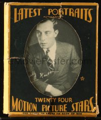 7h0349 MOTION PICTURE STARS set of 24 collector cards 1920s Buster Keaton, Thelma Todd & many more!