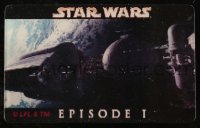 7h0143 PHANTOM MENACE 3x4 lenticular card 1999 George Lucas, cool outer space scene!