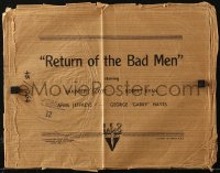 7h0249 RETURN OF THE BAD MEN LC bag 1948 Randolph Scott, Robert Ryan, Anne Jeffreys & Gabby Hayes!