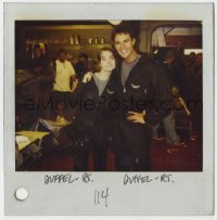 7h0170 STARSHIP TROOPERS group of 3 4x4 color photos 1997 Denise Richards & Patrick Muldoon on set!