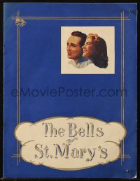 7h1103 BELLS OF ST. MARY'S English souvenir program book 1947 Ingrid Bergman, Bing Crosby, rare!