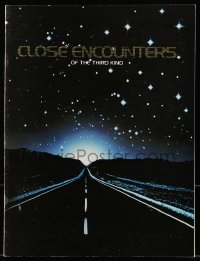 7h1114 CLOSE ENCOUNTERS OF THE THIRD KIND souvenir program book 1977 Steven Spielberg sci-fi classic!