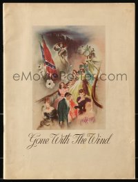 7h1123 GONE WITH THE WIND souvenir program book 1939 Margaret Mitchell's story of the Old South!