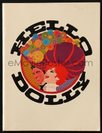 7h1131 HELLO DOLLY souvenir program book 1970 Barbra Streisand & Walter Matthau, Amsel cover art!