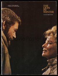 7h1143 LION IN WINTER souvenir program book 1968 Katharine Hepburn, Peter O'Toole as Henry II!
