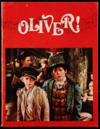 7h1152 OLIVER souvenir program book 1969 Charles Dickens, Mark Lester, Carol Reed, different!
