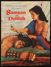 7h1155 SAMSON & DELILAH souvenir program book 1949 Hedy Lamarr & Victor Mature, DeMille classic!