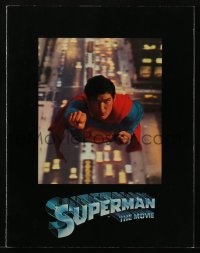 7h1169 SUPERMAN souvenir program book 1978 comic book hero Christopher Reeve, Gene Hackman, Brando