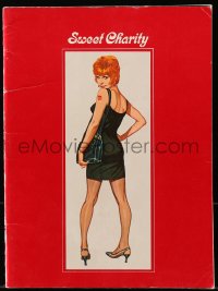 7h1171 SWEET CHARITY souvenir program book 1969 Bob Fosse musical starring Shirley MacLaine!