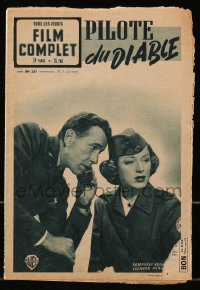 7h0393 CHAIN LIGHTNING Film Complet French magazine July 19, 1951 Humphrey Bogart, Eleanor Parker