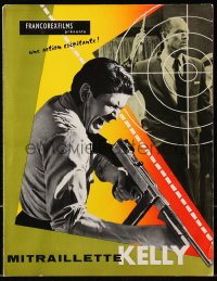 7h0591 MACHINE GUN KELLY French pressbook 1962 Charles Bronson, Roger Corman, cool different images!
