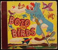 7h0782 BOZO & THE BIRDS 78 RPM record 1949 great cover art by Mary-Alice Fisher!
