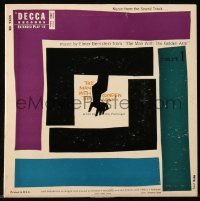 7h0794 MAN WITH THE GOLDEN ARM set of 3 soundtrack records 1956 Saul Bass album cover art!