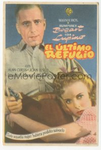 7h0644 HIGH SIERRA Spanish herald 1947 Humphrey Bogart as Mad Dog Killer Roy Earle, sexy Ida Lupino!
