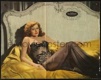 7h0851 RITA HAYWORTH 14x18 Esquire centerfold 1942 sexiest portrait in bed by George Hurrell!