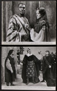 7h0461 OTHELLO 6 from 9x13.5 to 10.75x13.5 stills 1966 Laurence Olivier, Maggie Smith, Shakespeare!