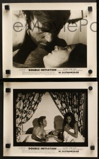 7h0689 DOUBLE INITIATION 8 9.25x11.75 stills 1970 Janet Wass & Carlos Tobalina, an intimate story!