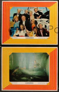 7h0682 POSEIDON ADVENTURE group of 4 color 8x10 stills on 11x14 printed backgrounds 1972 cool!