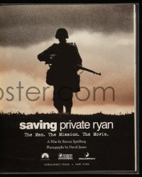 7h0872 SAVING PRIVATE RYAN hardcover book 1998 production photos & info from Spielberg's movie!
