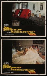 7h0738 DIAMONDS ARE FOREVER set of 9 11x14 English commercial prints 2012 original LCs & 1sh images!