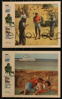 7h0750 DR. NO set of 8 11x14 English commercial prints 2012 reproductions of original lobby cards!