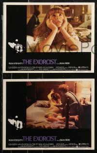 7h0751 EXORCIST set of 8 9x11 commercial prints 2000s reproductions of the original lobby cards!