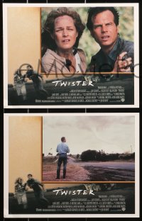 7h0756 TWISTER set of 8 9x11 commercial prints 2000s storm chasers Bill Paxton & Helen Hunt!