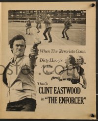 7h0908 ENFORCER herald 1976 when the terrorists come, Clint Eastwood is Dirty Harry is at his best!