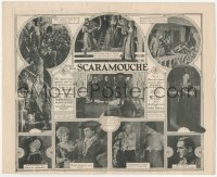 7h0920 SCARAMOUCHE herald 1923 Ramon Novarro, Rafael Sabatini, directed by Rex Ingram