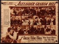 7h0926 STORY OF ALEXANDER GRAHAM BELL herald 1939 Don Ameche, Loretta Young, Henry Fonda!