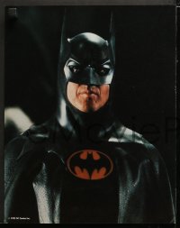 7h0039 BATMAN RETURNS set of 8 11x14 color litho prints 1992 Keaton, Danny DeVito, Pfeiffer, Burton!
