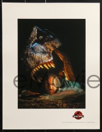 7h0213 JURASSIC PARK/JURASSIC PARK 2 portfolio 2000 Steven Spielberg dinosaurs, w/ 8 color prints!