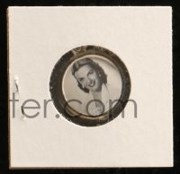 7h0132 MOVIE STAR PENDANTS group of 4 pendants 1940s Humphrey Bogart, Lauren Bacall, Sinatra & more!