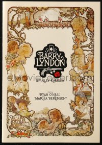 7h1192 BARRY LYNDON pressbook 1975 Stanley Kubrick, Ryan O'Neal, historical romantic war melodrama!
